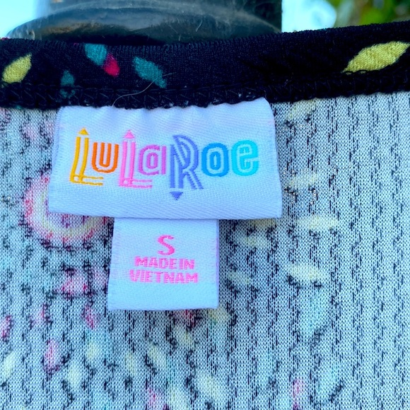 LULAROE  WOMEN’S NICOLE BLACK STARBURST PRINT A LINE MINI DRESS Size Sma… - Picture 3 of 10